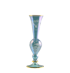 Home vases :best of hand made home vase light yellow with swirl flowr engravig 